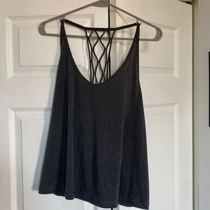 Love Knot size 8 lululemon tank in grey